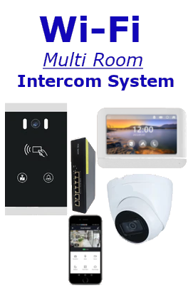 Multi-Tenant Apartment Building 5-Unit Video Intercom