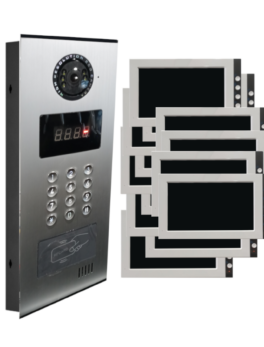 Multi-tenant Intercom System With 13 In-house Monitor Extensions