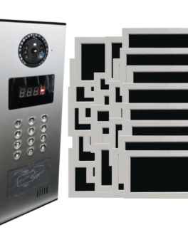 Video Intercom System With 30-Extensions For 30-Unit Buildings