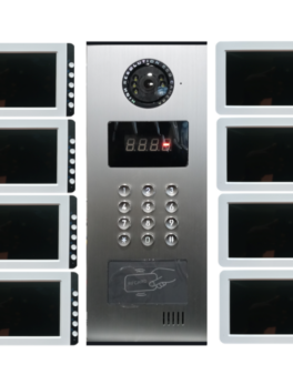 Multi-tenant Video Intercom For 8 Unit Building