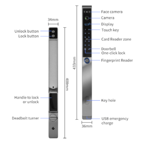 Face Recognition WiFi Door Lock