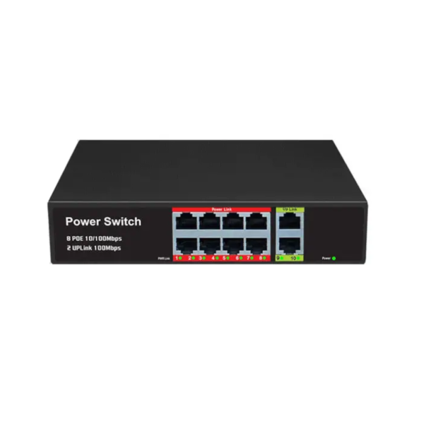 8+2 Port POE Switch Network Switch - Image 2