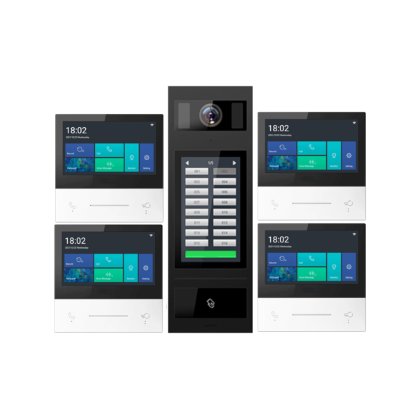 Apartment Doorbell Intercom For 4 Units