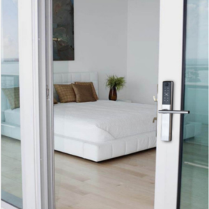 Fingerprint Sliding Door Lock With Bluetooth Mobile APP