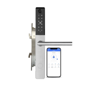 Fingerprint Sliding Door Lock With Bluetooth Mobile APP