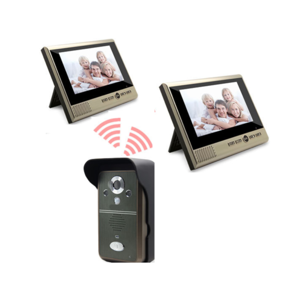 Motion Activated 2 Room Wireless Video Intercom