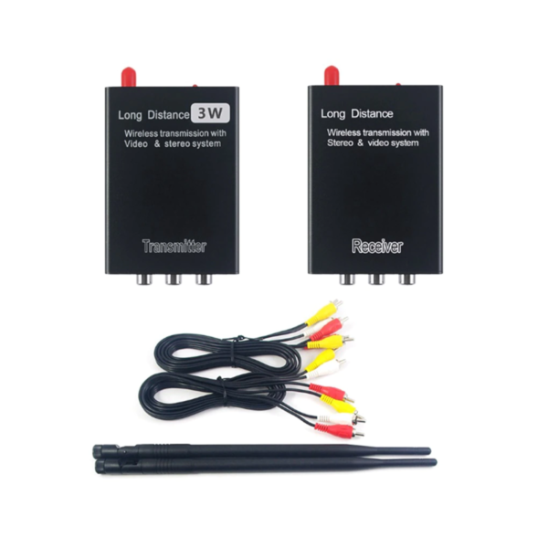 2.4GHz 3-Watts Wireless Video And Audio Transmitter + Receiver