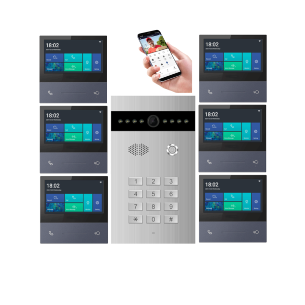 All-in-One 6-Room Video Intercom
