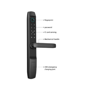 Smart Double-Sided 6-in-1 Fingerprint Door Lock