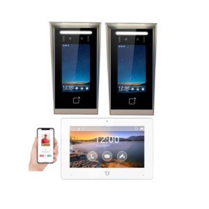 2-Door Facial Recognition Intercom System with Smart Access