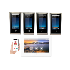Smart 4-Door Video Access Control System with Motion Detection