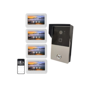 Smart Video Intercom System For 4-Rooms