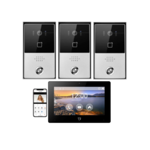 Smart Video Intercom System for 3 Entry Doors