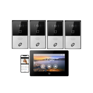 4-Door Video Access Control Intercom System