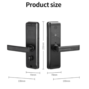 5-in-1 Smart Door Lock with Bluetooth & Optional Wi-Fi Connectivity