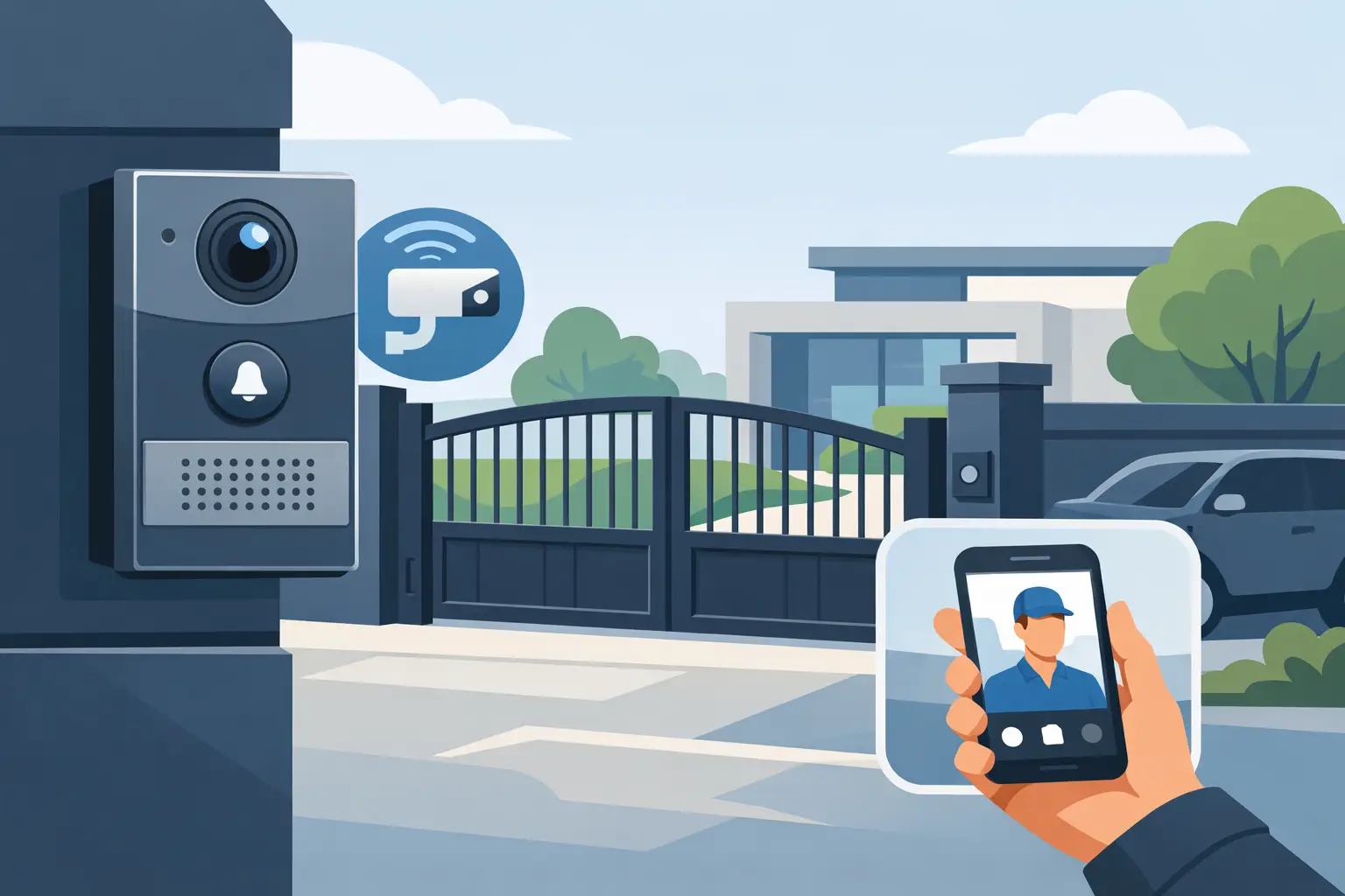 Choosing a Gate Intercom System With Camera