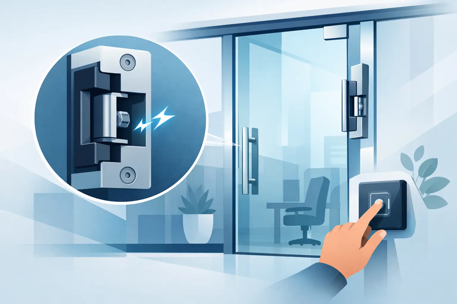 Choosing an Electric Strike Lock for Glass Door