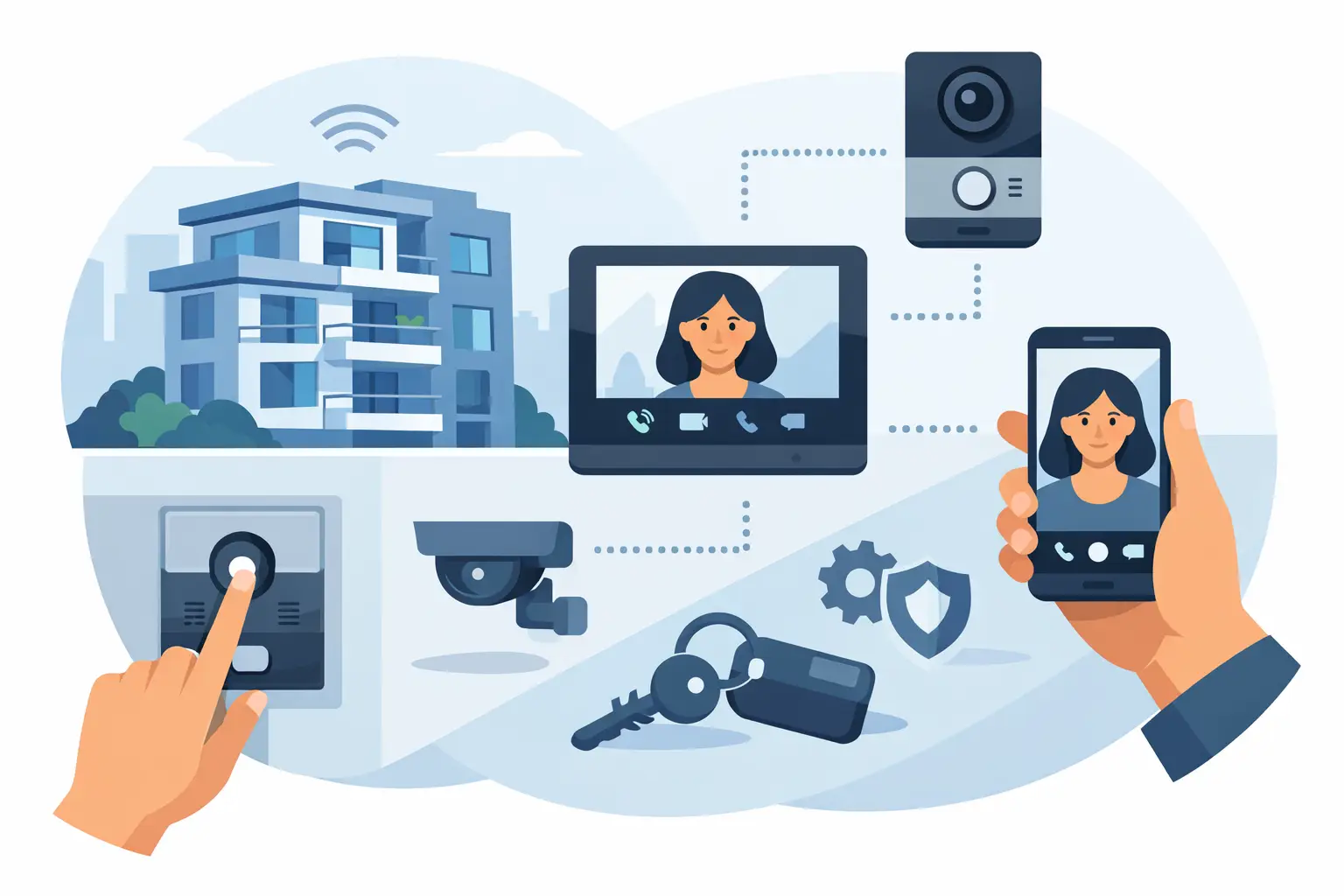 6 Apartment Video Intercom Review: What to Check - UnikCCTV.Com 6 Apartment Video Intercom Review: What to Check