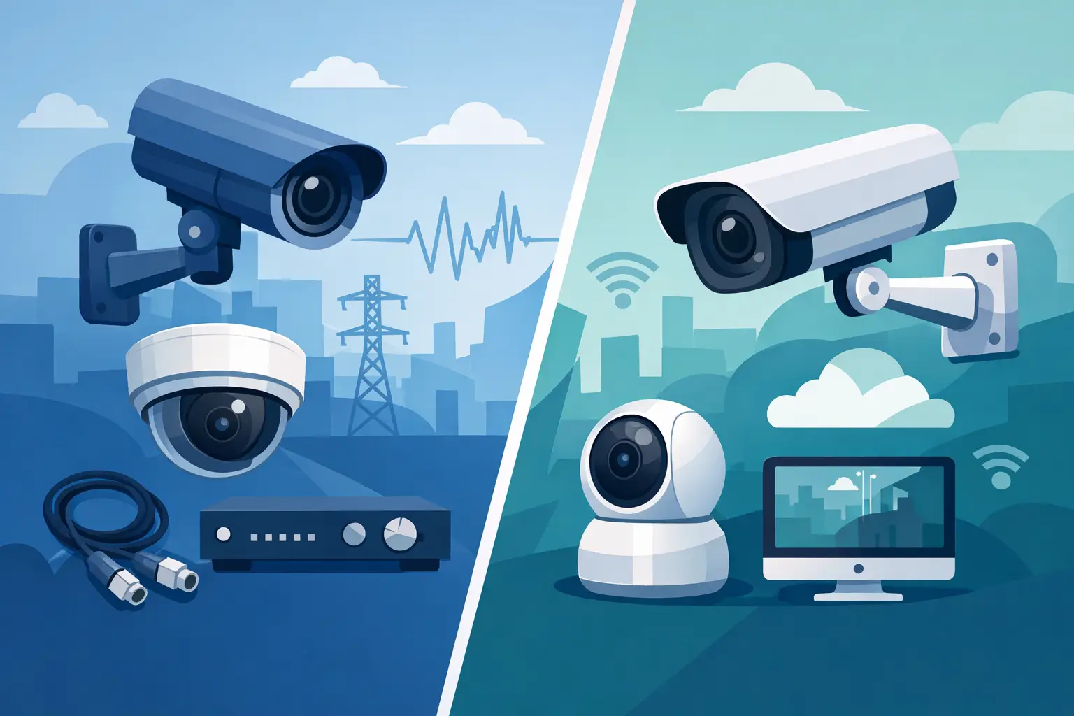 Analog Cameras vs IP Cameras: Which Fits?