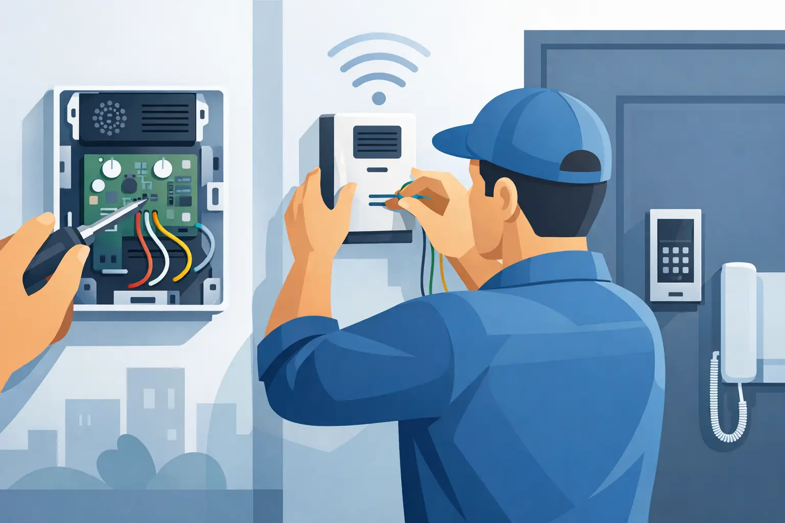 How to Replace a Door Buzzer in a Wired System