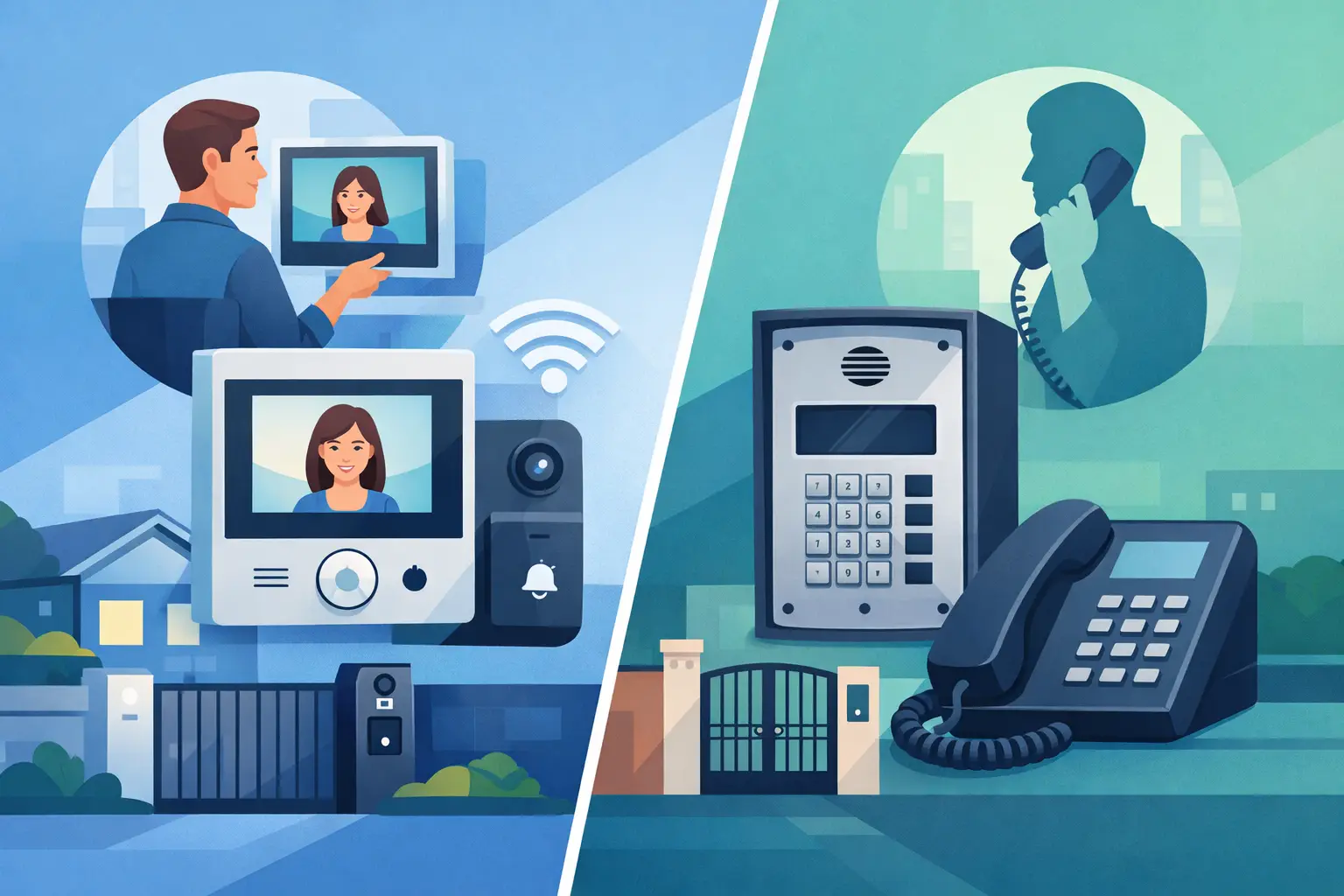 Video Intercom vs Telephone Entry Systems