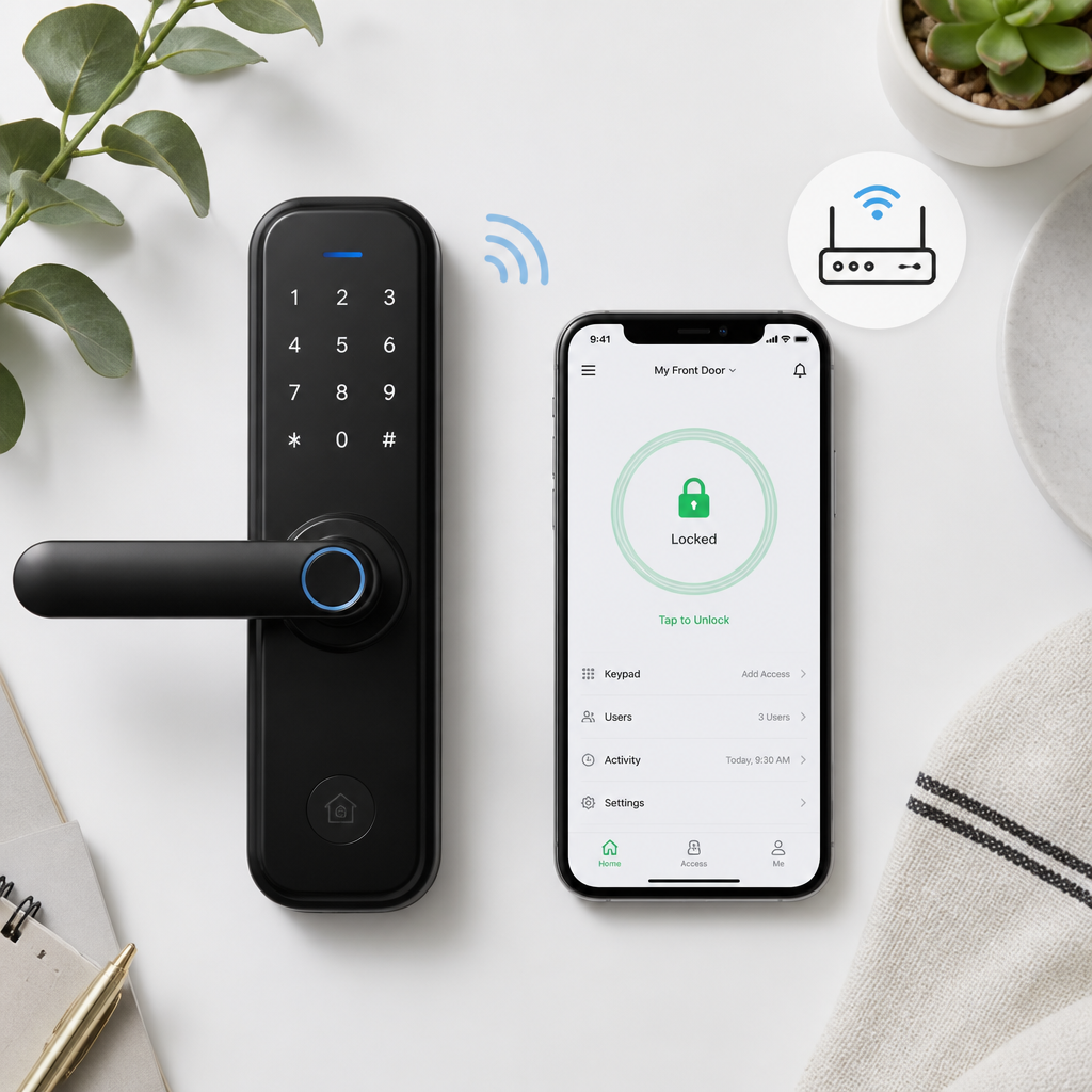Bluetooth Door Lock vs. Wi-Fi Smart Lock: Key Differences - UnikCCTV.Com
