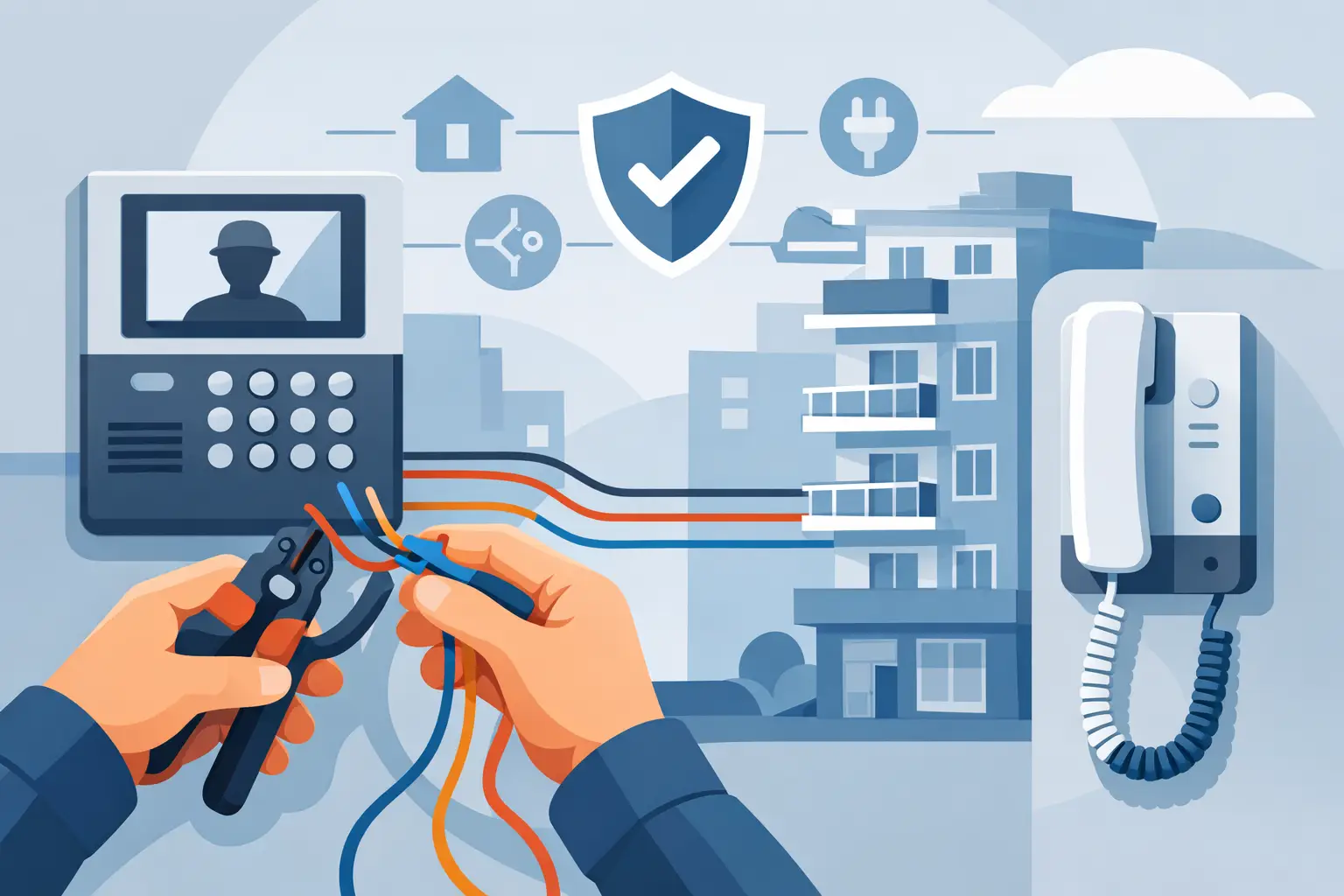 How to Wire Apartment Intercom Systems Safely - UnikCCTV.Com How to Wire Apartment Intercom Systems Safely