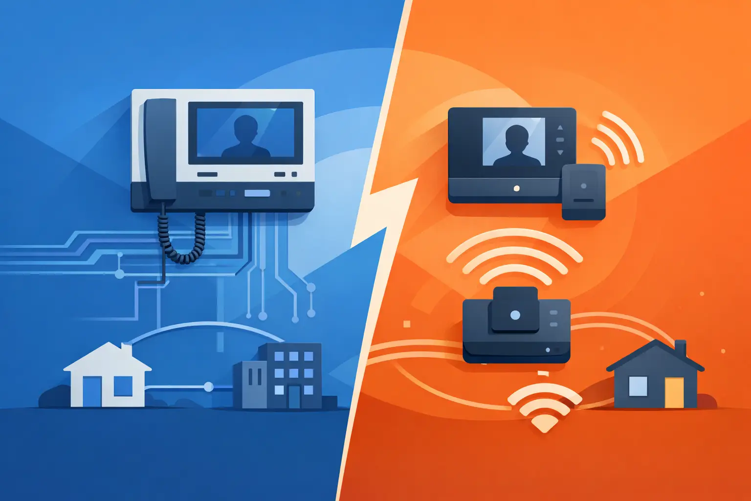 Wired Versus Wireless Intercom: Which Fits? - UnikCCTV.Com Wired Versus Wireless Intercom: Which Fits?